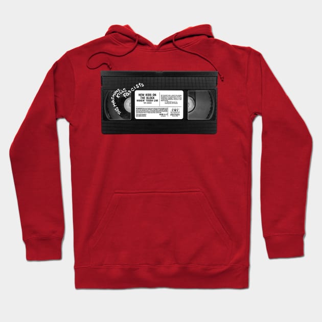 New Kids VHS Kills Fascists Hoodie by Scum & Villainy